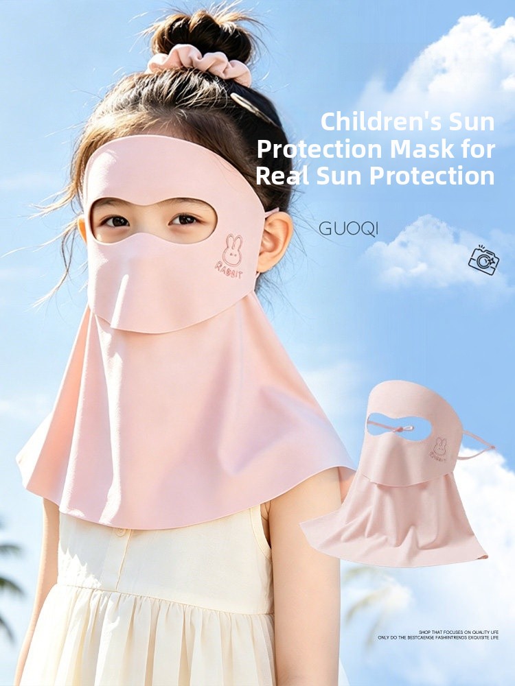Kids Face Mask - Masker Wajah Pelindung Sinar Matahari untuk