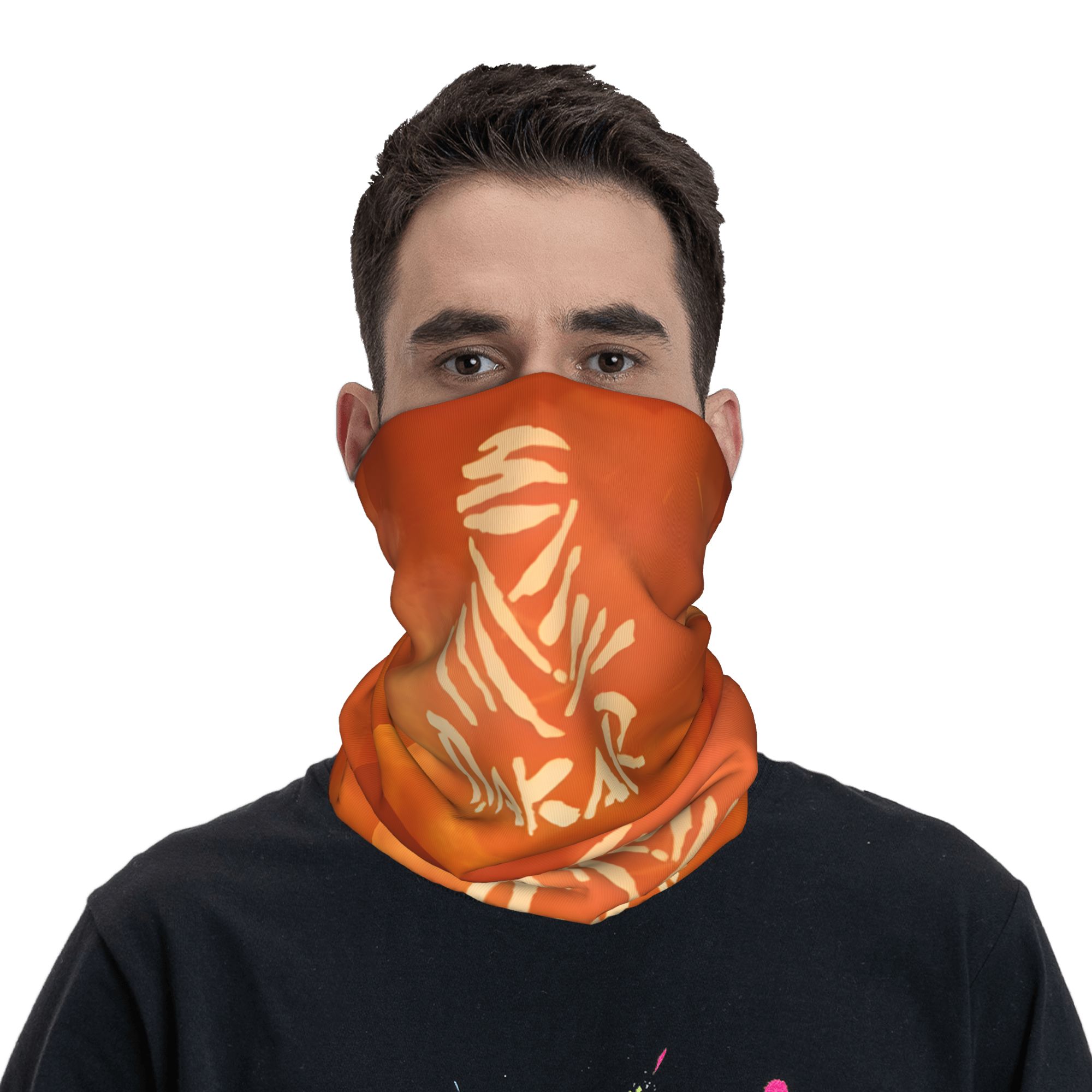Neck Gaiter Face Cover - Bandana D-Dakared Kustom, Penutup Leher Anti