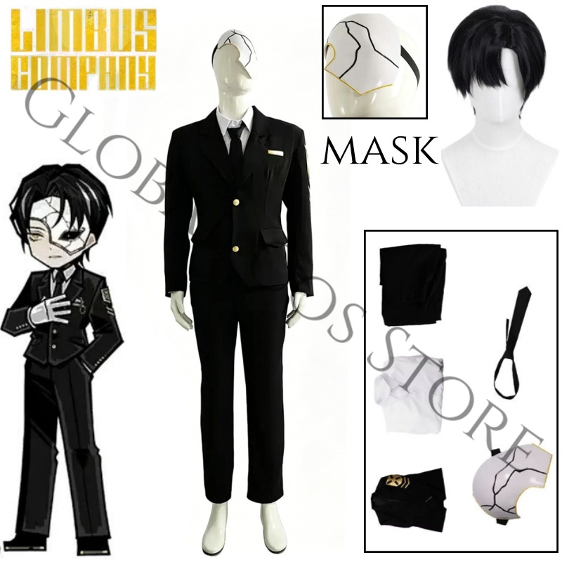 Kostum Cosplay Karakter Game R - Black Face Mask Pack ulasan dan harga
