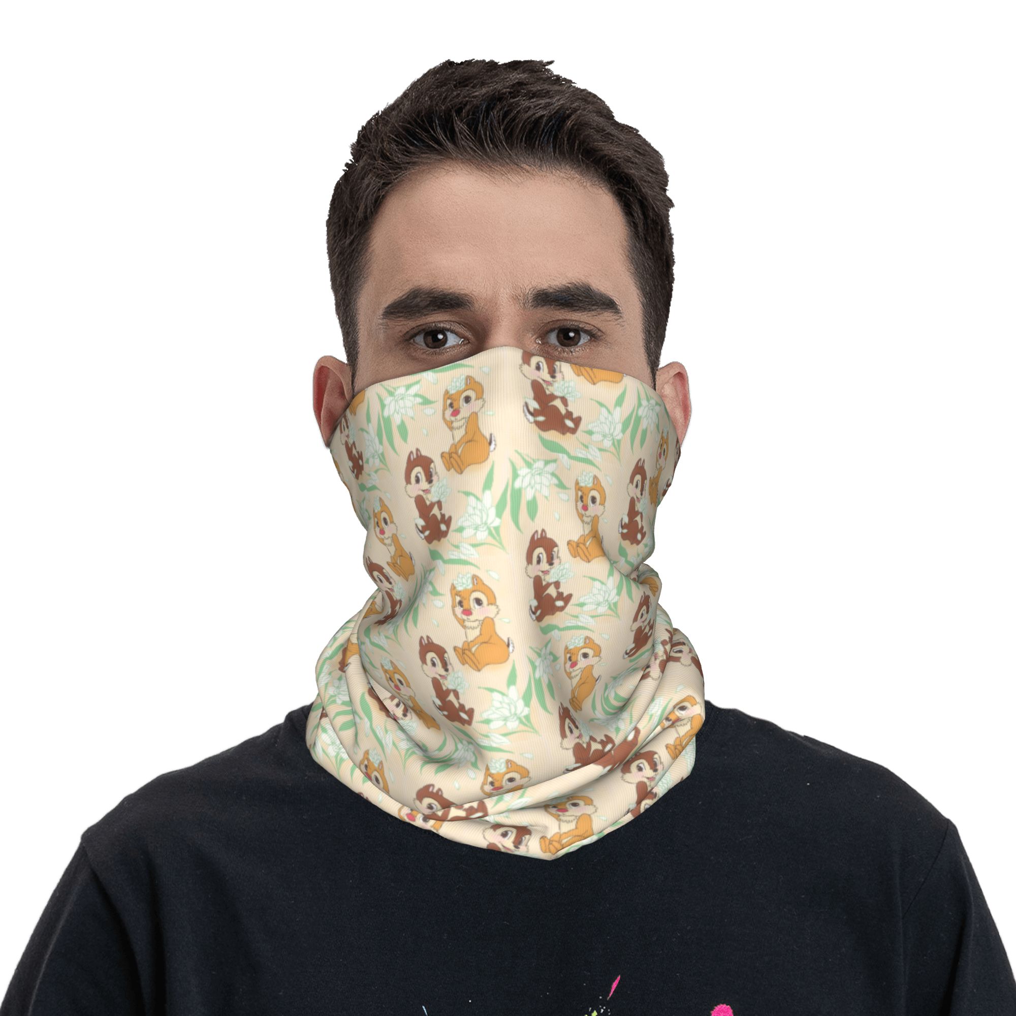 Bandana C-Chip Dan D-Dale Lucu - Neck Gaiter Face Cover ulasan dan harga