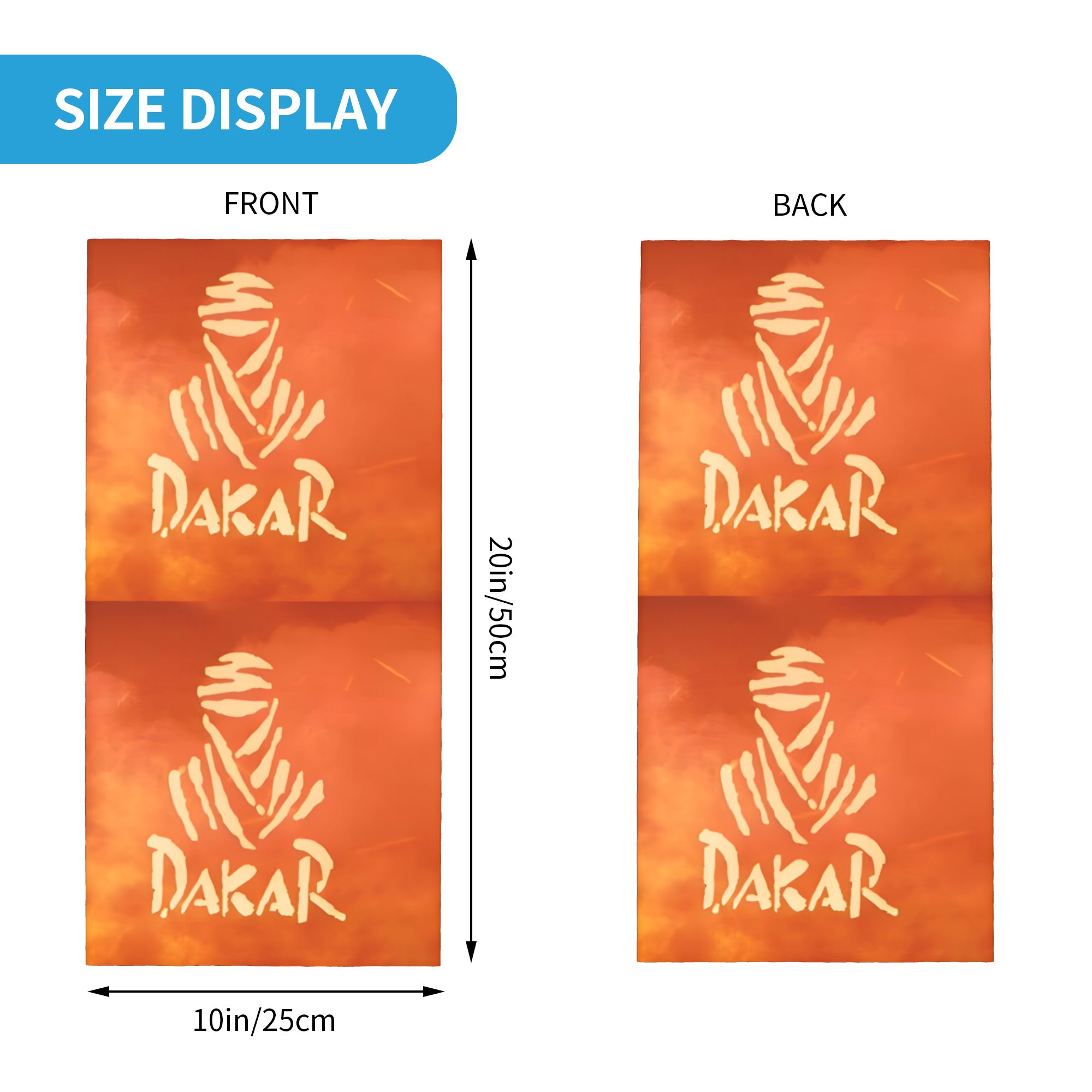 Bandana D-Dakared Kustom, Penu - Neck Gaiter Face Cover ulasan dan harga