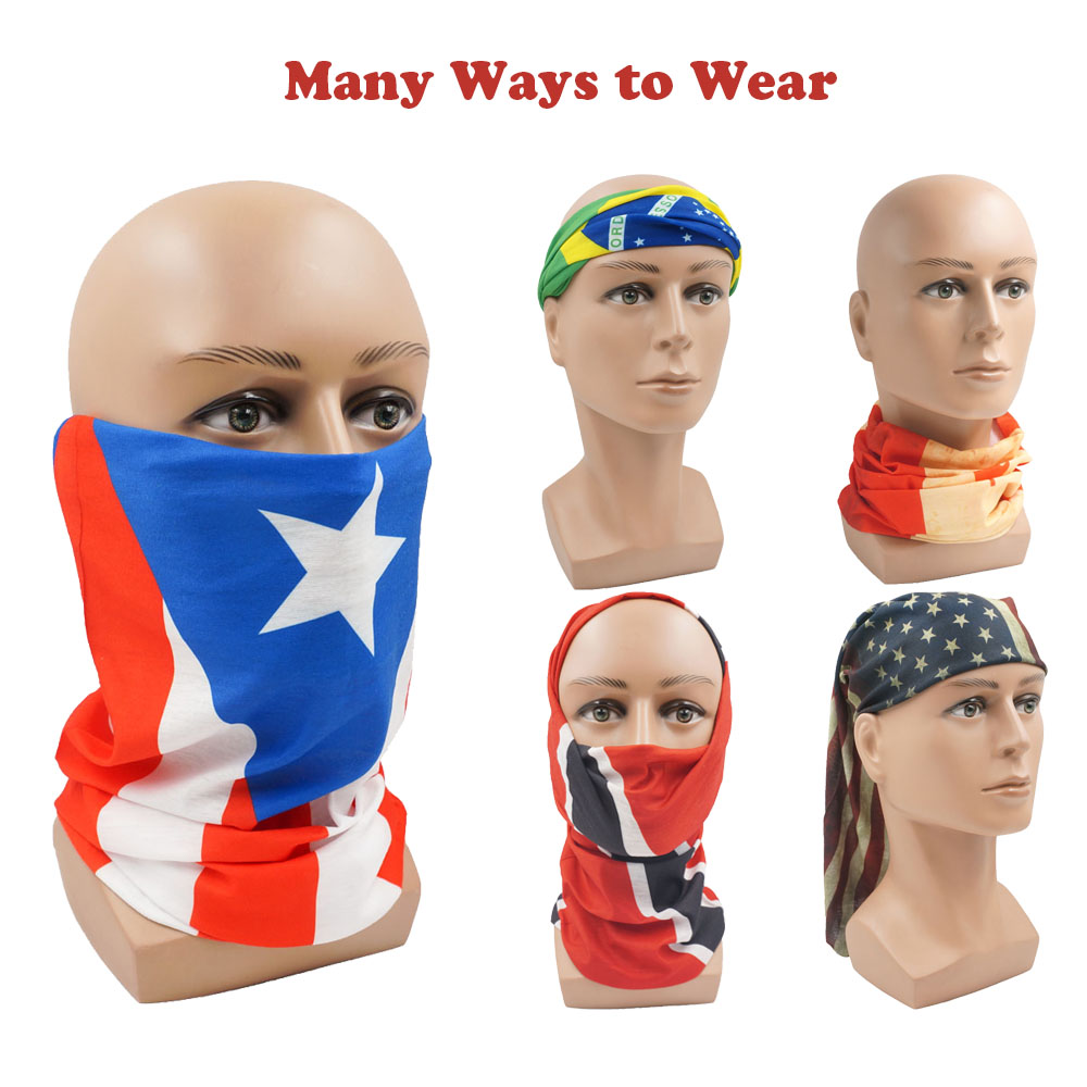 Bandana Bendera Nigeria Pelind - Neck Gaiter Face Cover ulasan dan harga