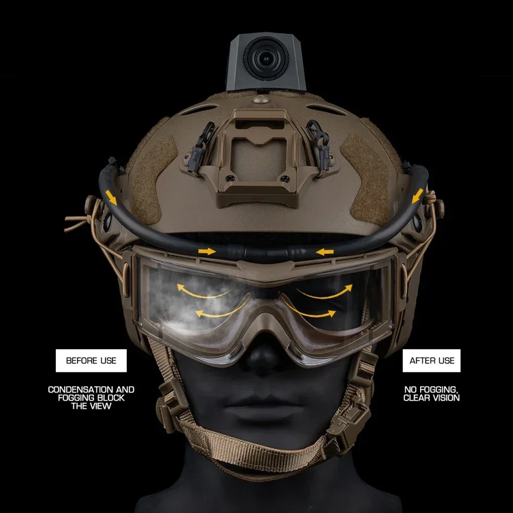 Kacamata Airsoft, kacamata Def - Anti Pollution Mask ulasan dan harga